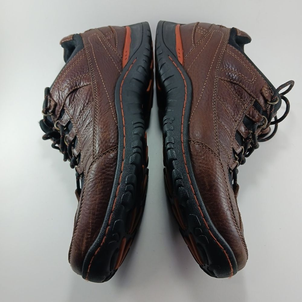 Nunn Bush Men's 11M Brown Leather Oxford Utility Shoe. Rubber Soles............. - Picture 3 of 14